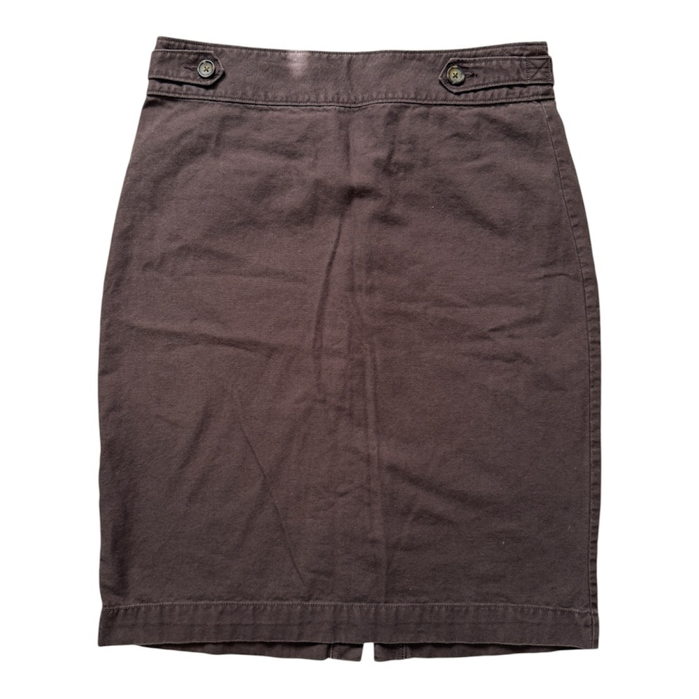 Banana Republic‎ 100% Cotton Brown Pencil Skirt